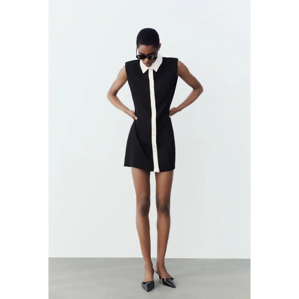 Zara Collared Dress - Picture 2 of 7